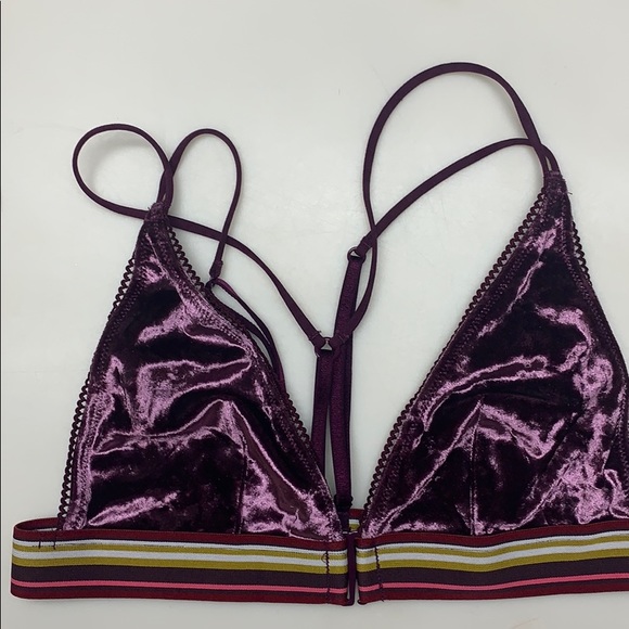 Victoria Secret | Violet Crushed Velvet Bralette S - Picture 4 of 13